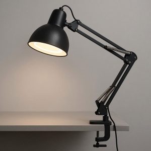 Adjustable Architect Desk Lamp with Clamp and Dimmable LED Light