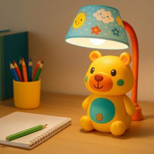 Children's Study Desk Lamp with Auto Dimming and Color Changing Base